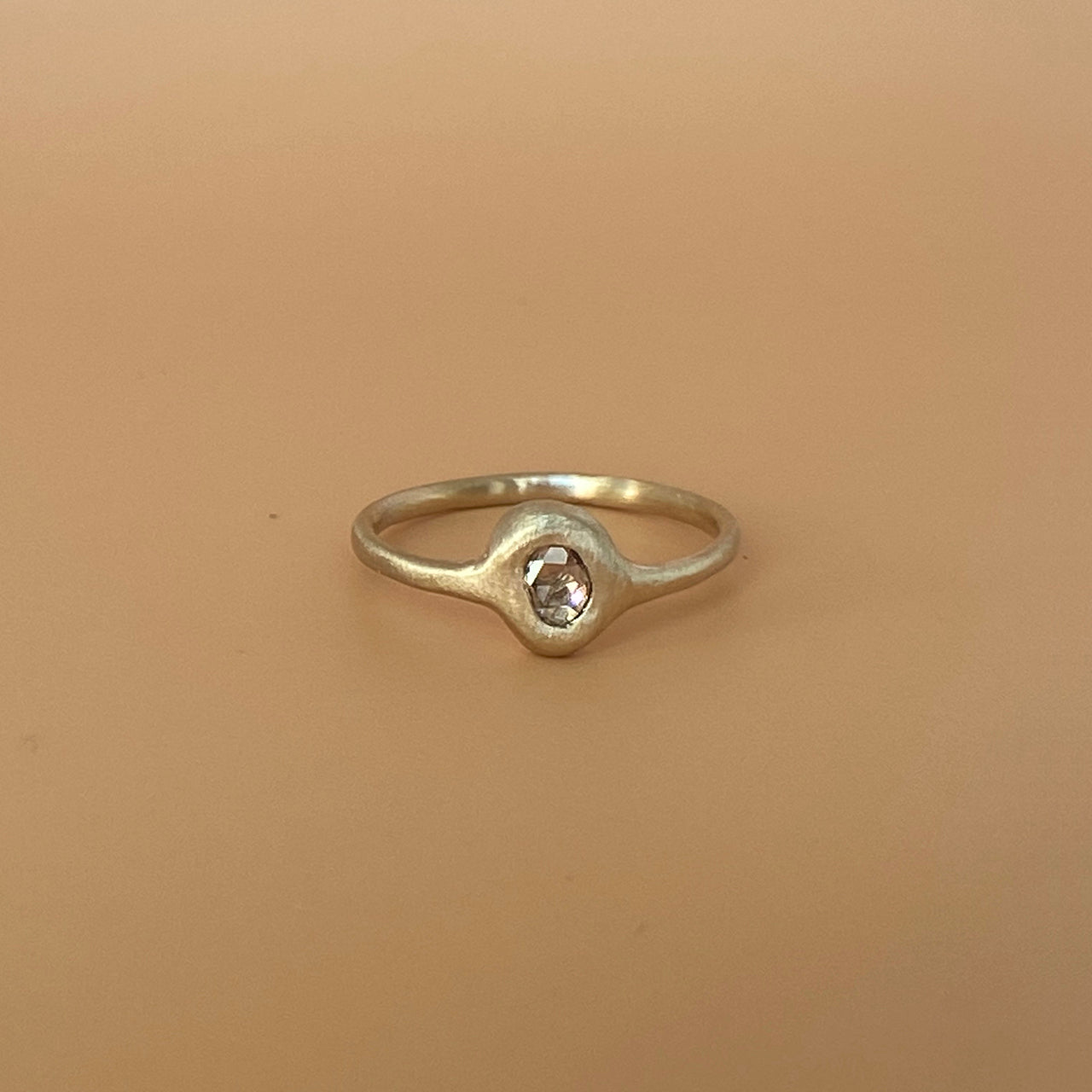 #4 OOAK Rose cut ring