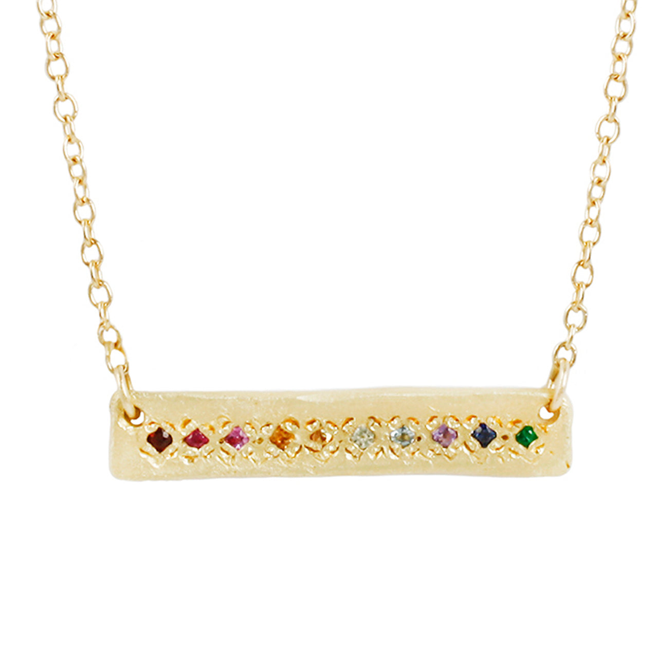 La Fortuna Necklace-Rainbow