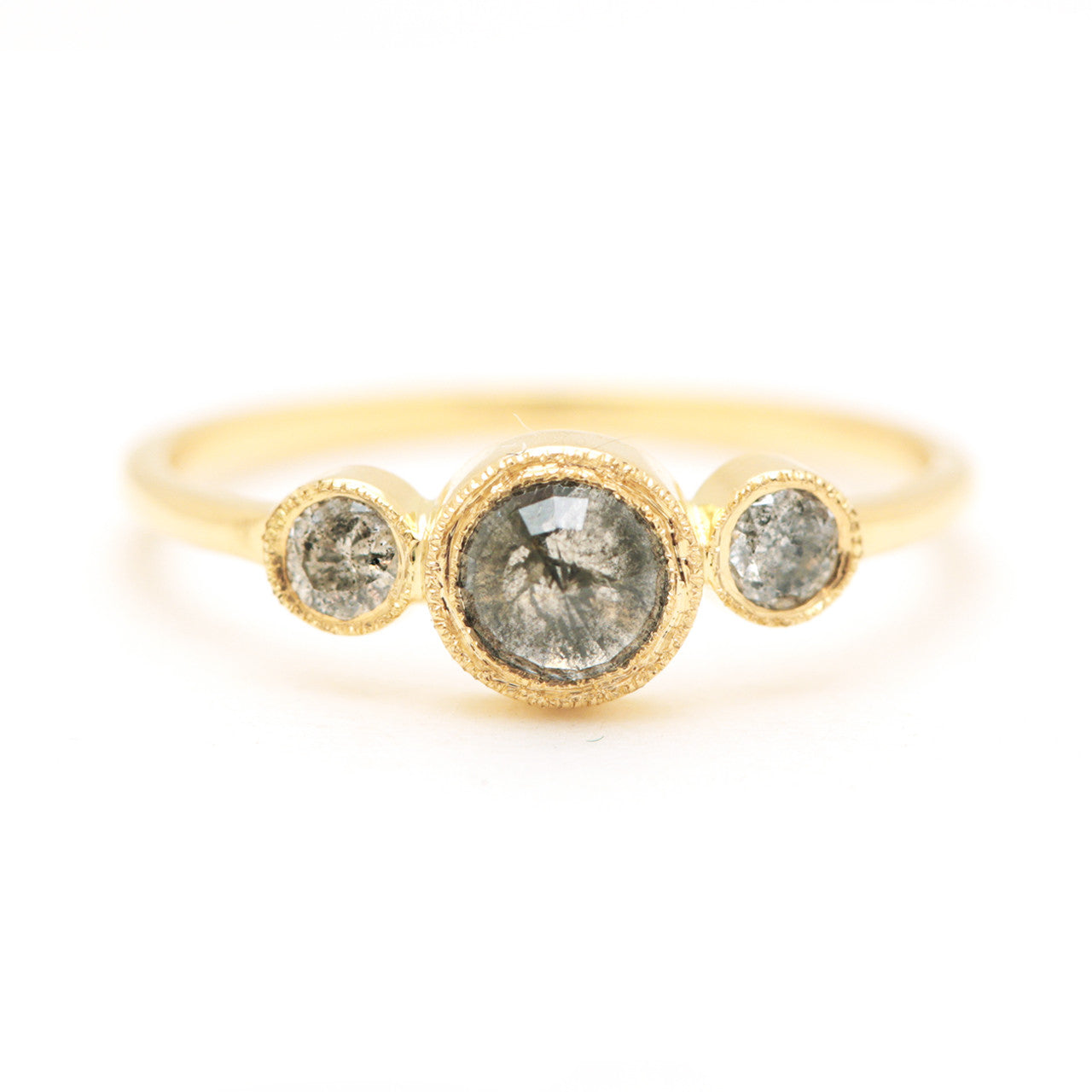 Titania Ring-Grey Diamond