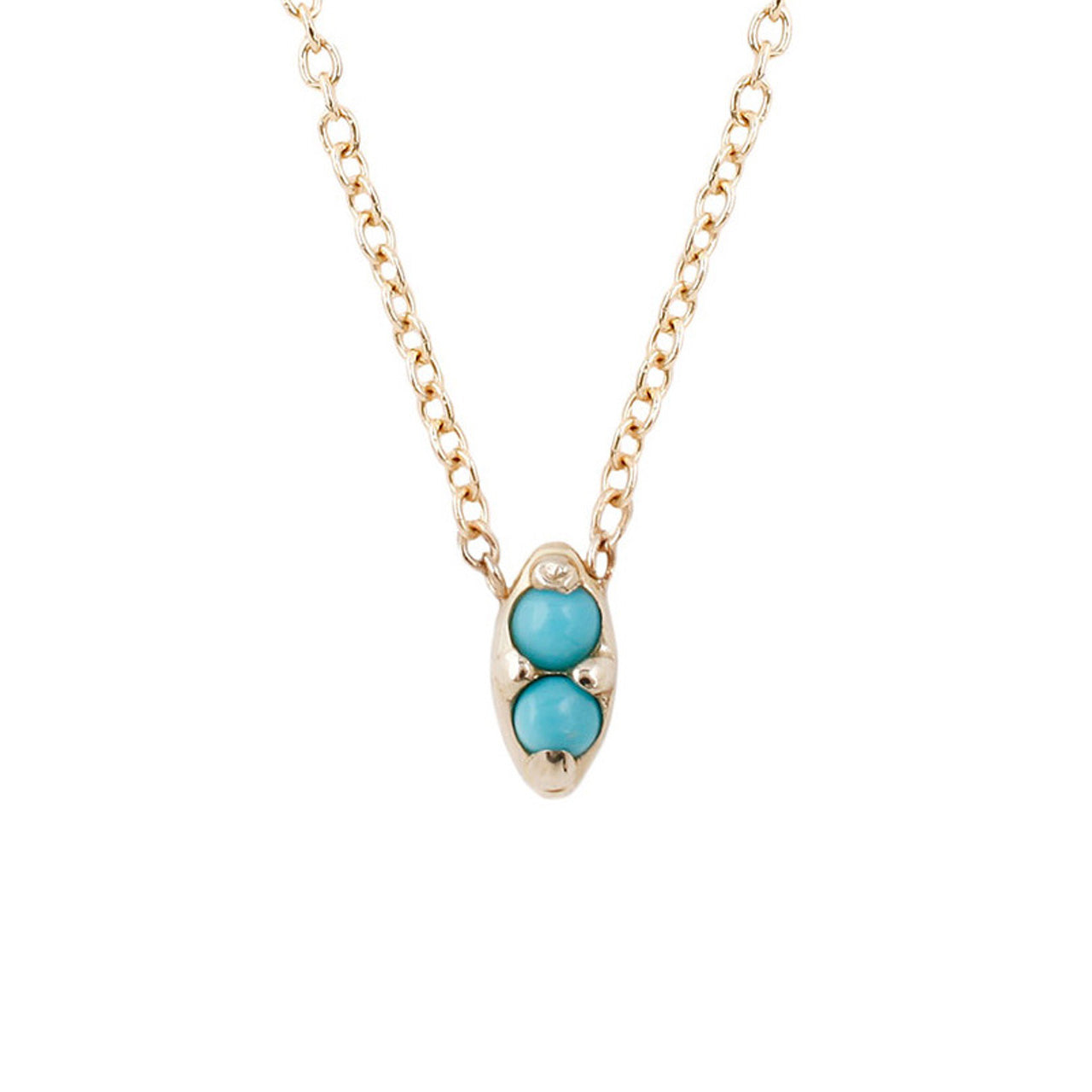 Duet Necklace-Turquoise