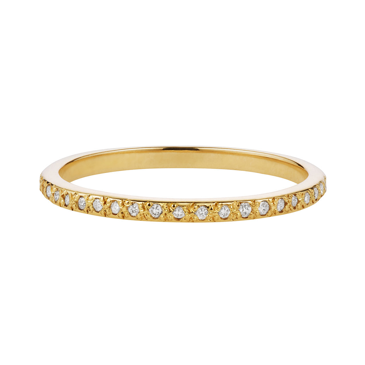 Thinnest White Diamond Eternity Band