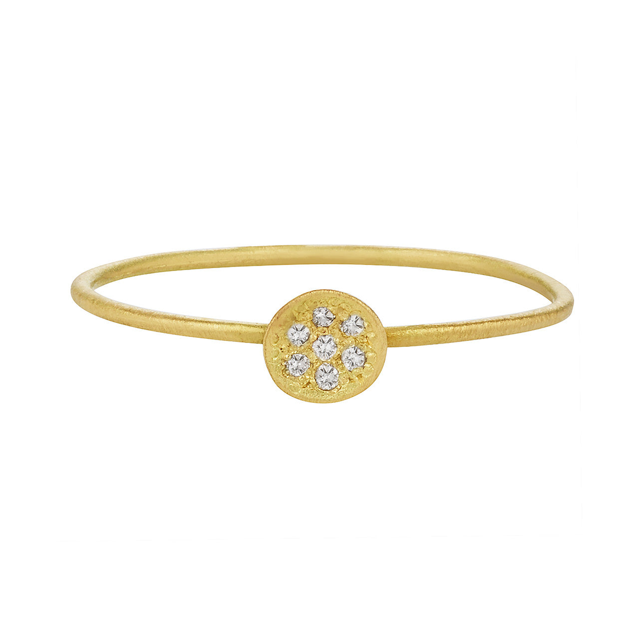 Starry night ring, white diamond