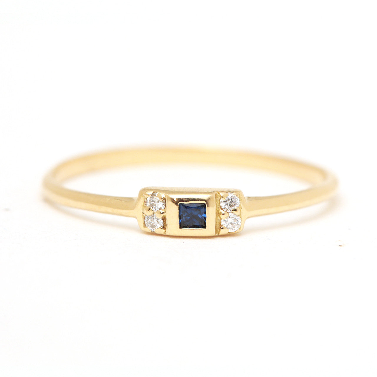 Vivian Ring, Blue Sapphire